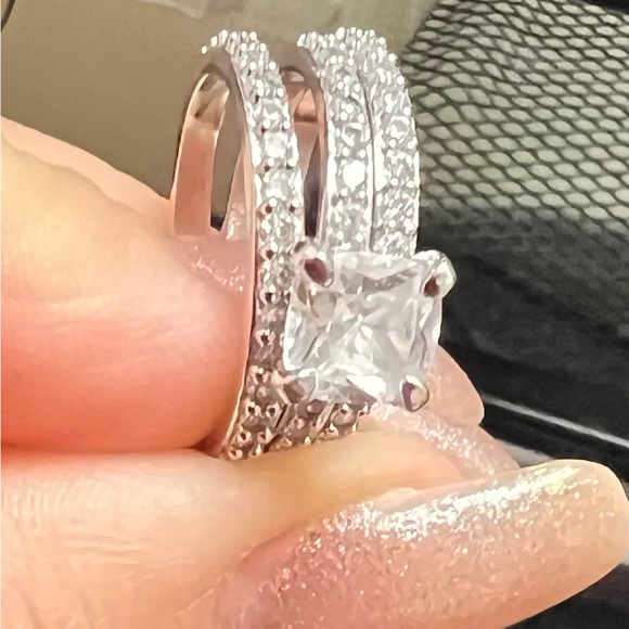 Sterling silver 925 2 carat trilogy - Picture 4 of 8